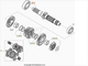 Cuscinetto (6205) C3 Beta RR 2T 2013/2026 RR 4T 2011/2026 RX 300-450