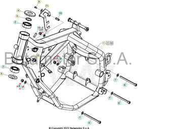 compare product Dado autobloccante 8 alto vite motore Beta RR 50 2012/2025