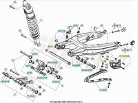 Dado M8 registro catena Beta RR 125/200/250/300 2T 350/390/430/480 4T 2016/2024