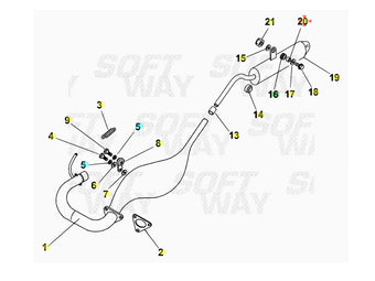 compare product Distanziale 9x12x10,5 Beta RR 50 Enduro/Motard 2005/2019