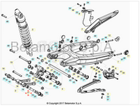 Distanziale Bielletta Beta RR 125/200/250/300 2T 2013-2025 RR 350/390/400/430/450/480/498 4T 2010-2025
