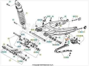 compare product Distanziale cruna catena Beta RR 2T 125-250-300 13/25 RR 4T 350-390-400-430-450-480-498-525 05/25 Xtrainer