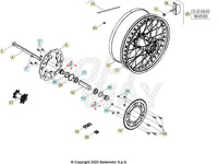 Distanziale ruota posteriore Beta RR 125/200/250/300 2T RR 350/390/430/480 4T RACE 2025 X-PRO 2026