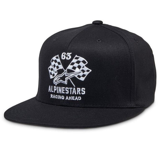 Cappello Flatbill Double Check Nero/Bianco Alpinestars