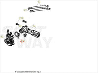 Rondella D.12 x dado frizione Beta RR 50 2T (2005-2026) OEM 3401560000