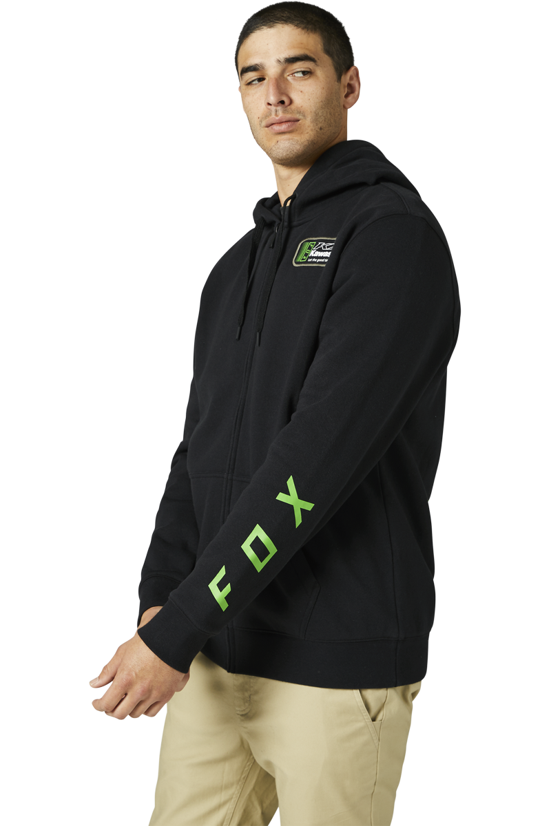 Felpa con Cappuccio e Cerniera Kawasaki Fox