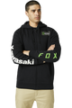 Felpa con Cappuccio e Cerniera Kawasaki Fox