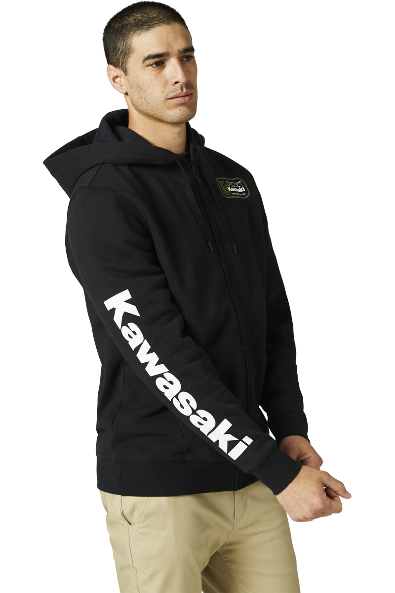 Felpa con Cappuccio e Cerniera Kawasaki Fox