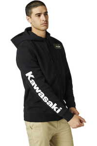 Felpa con Cappuccio e Cerniera Kawasaki Fox