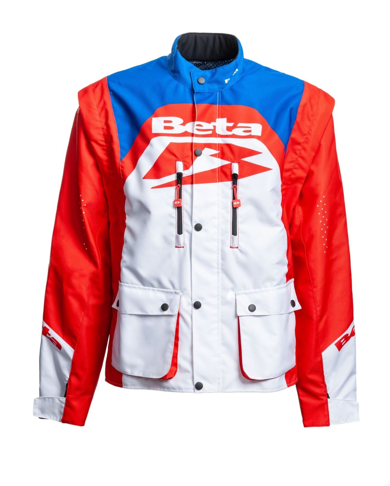Giacca enduro GP smanicabile Beta rosso/bianco/blu