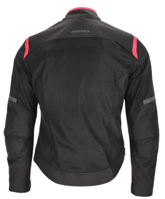 Giacca Estiva Ramsey Donna Vented 2.0 Acerbis Nero/Rosa