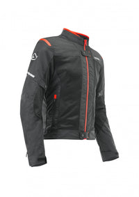 Giacca Estiva Ramsey Vented Acerbis Nero/Rosso