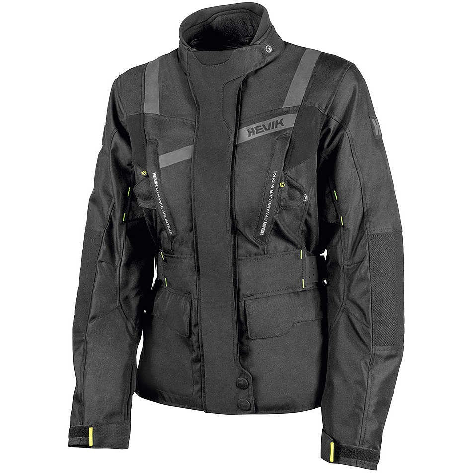 Giacca moto donna touring Stelvio Light  Hevik Nero