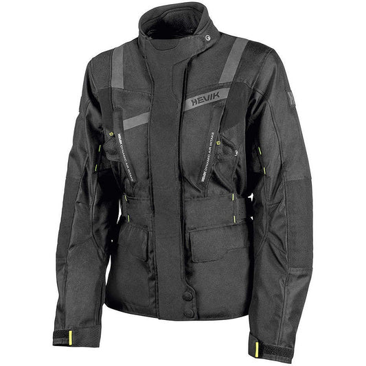 Giacca moto donna touring Stelvio Light  Hevik Nero