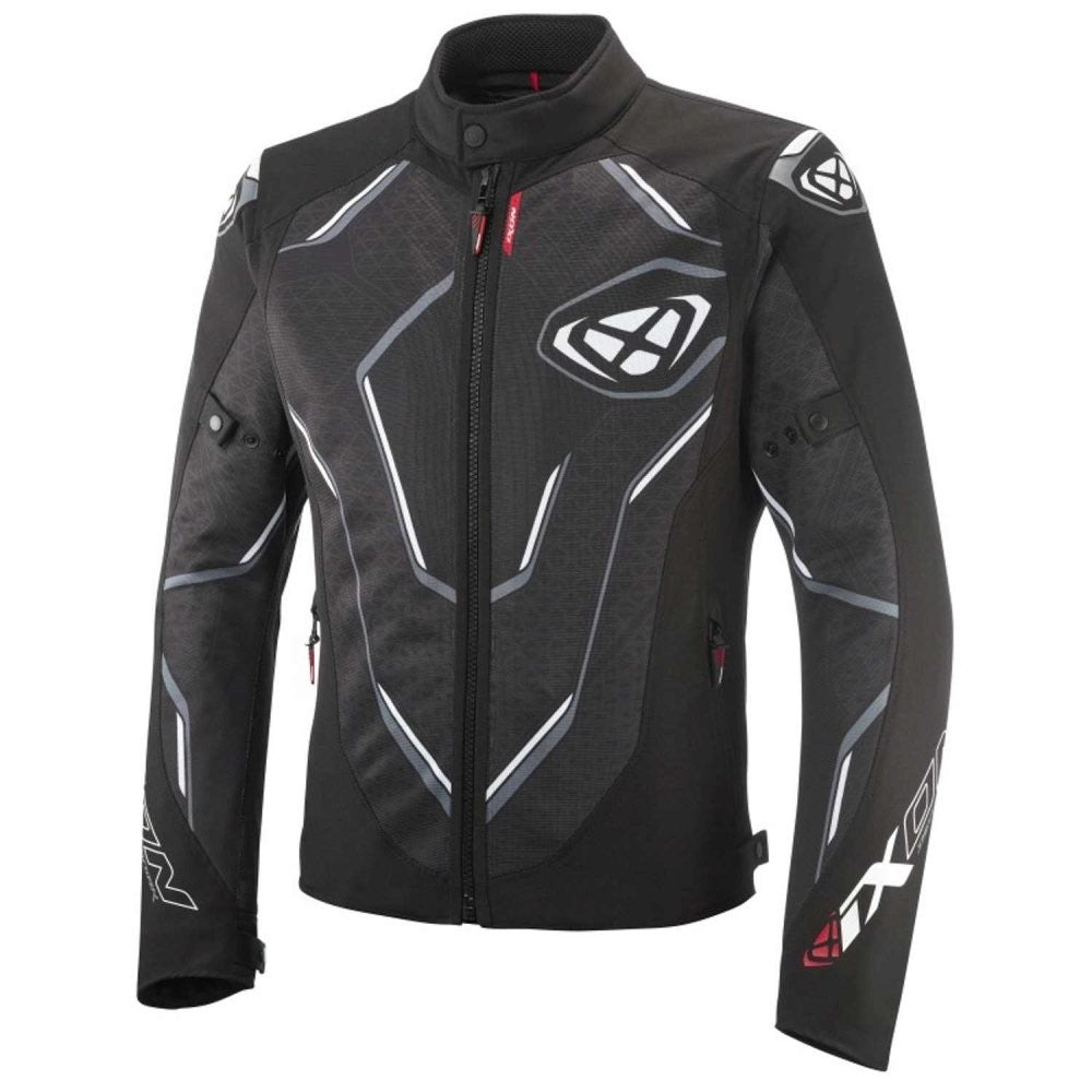 GIACCA MOTO ESTIVA DEMONIAK NERO/BIANCO