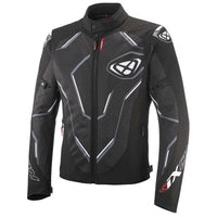 GIACCA MOTO ESTIVA DEMONIAK NERO/BIANCO