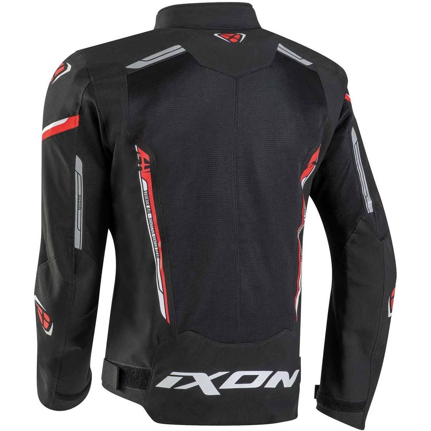 GIACCA MOTO ESTIVA STRIKER AIR IXON NERO/ROSSO/BIANCO
