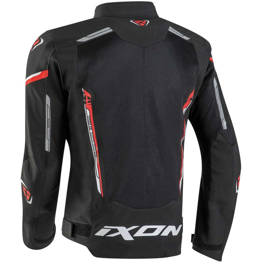 GIACCA MOTO ESTIVA STRIKER AIR IXON NERO/ROSSO/BIANCO