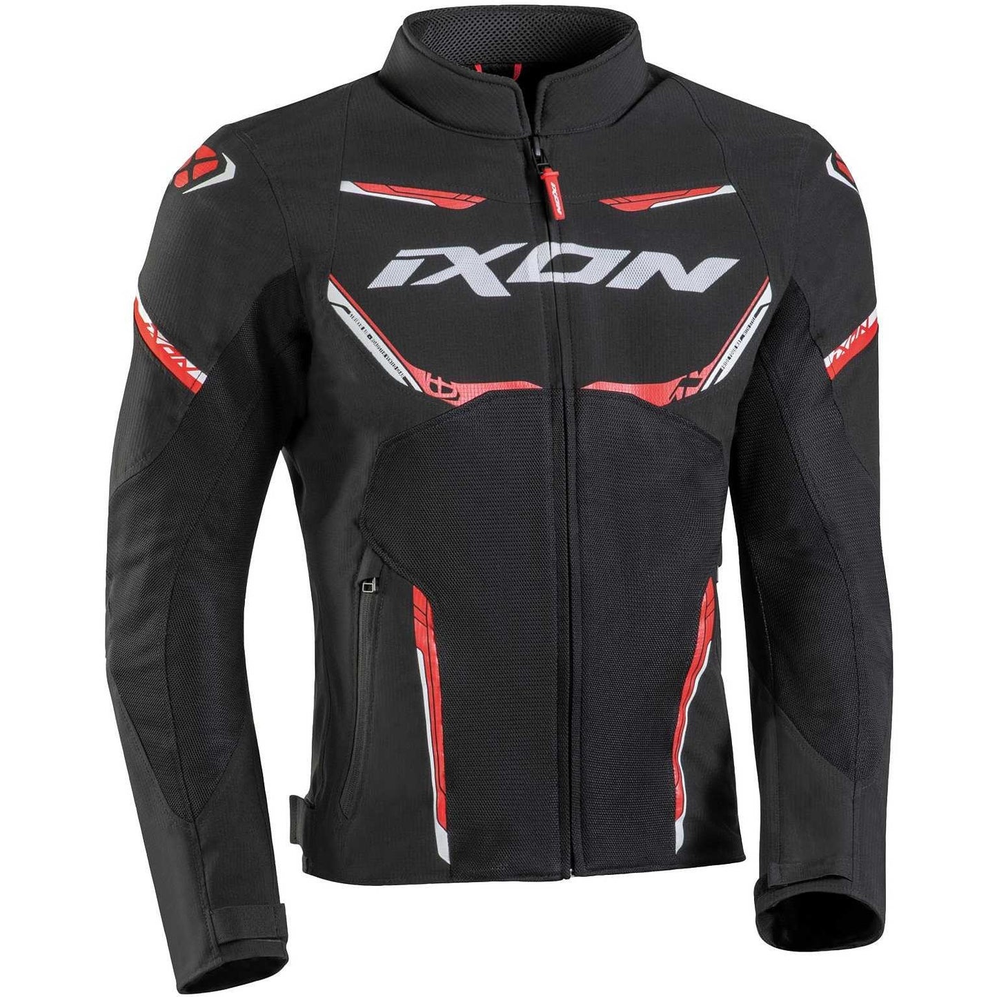 GIACCA MOTO ESTIVA STRIKER AIR IXON NERO/ROSSO/BIANCO
