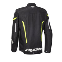 GIACCA MOTO STRIKER IXON NERO/BIANCO/GIALLO FLUO