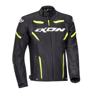 compare product GIACCA MOTO STRIKER IXON NERO/BIANCO/GIALLO FLUO