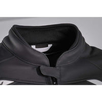 GIACCA IXON IN PELLE CEROS NERO/ANTRACITE