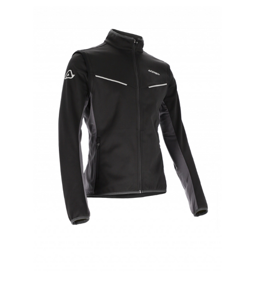 Giacca smanicabile softshell Track off-road Acerbis nero