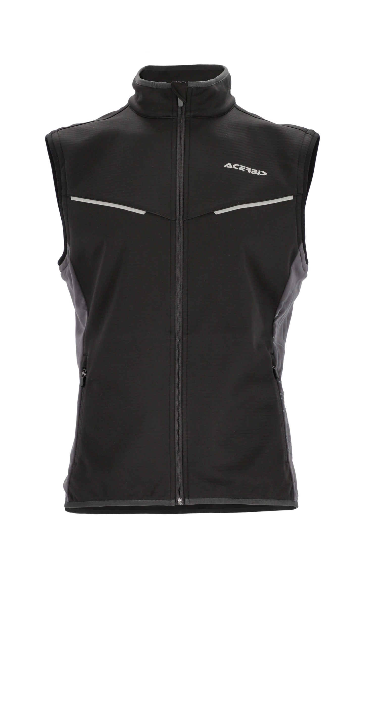 Giacca smanicabile softshell Track off-road Acerbis nero