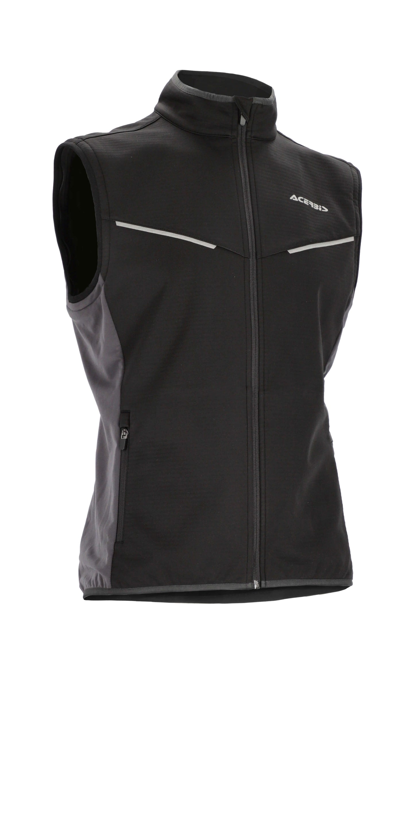 Giacca smanicabile softshell Track off-road Acerbis nero