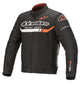 Giacca T-Sp S Ignition Waterproof nero bianco rosso fluo