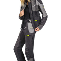 GIACCA TOURING DONNA IXON BALDER NERO/GIALLO/GRIGIO