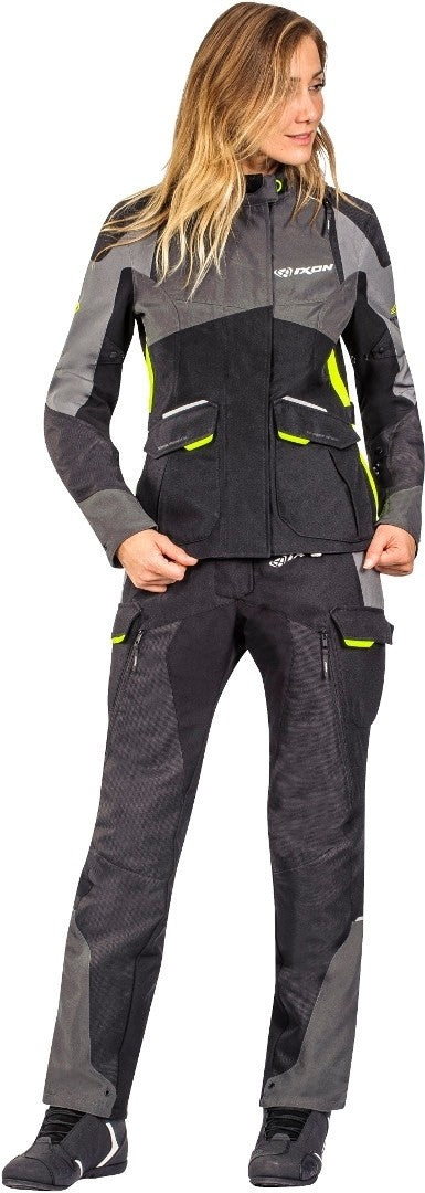 GIACCA TOURING DONNA IXON BALDER NERO/GIALLO/GRIGIO