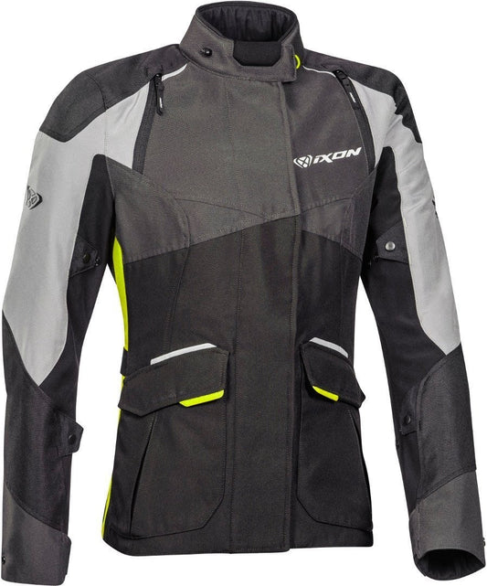 GIACCA TOURING DONNA IXON BALDER NERO/GIALLO/GRIGIO
