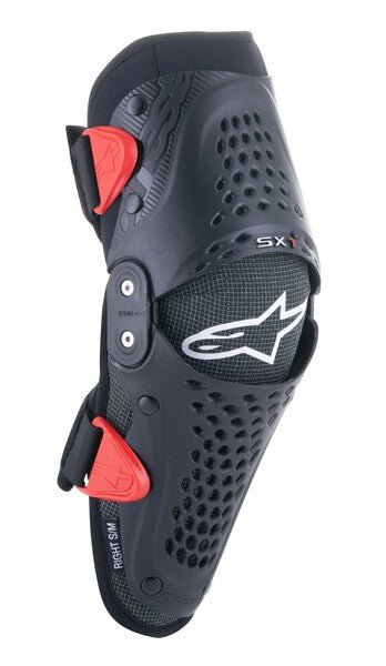 Ginocchiere Bambino SX-1 Youth Nero Rosso Alpinestars