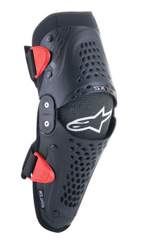 Ginocchiere Bambino SX-1 Youth Nero Rosso Alpinestars