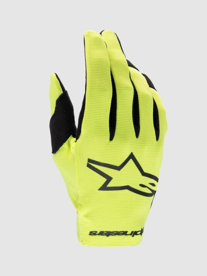 Guanti Cross Radar Giallo Fluo Alpinestars