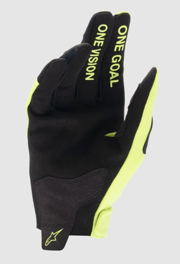 Guanti Cross Radar Giallo Fluo Alpinestars