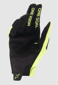 Guanti Cross Radar Giallo Fluo Alpinestars