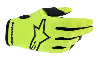 compare product Guanti Cross Radar Giallo Fluo Nero Alpinestars