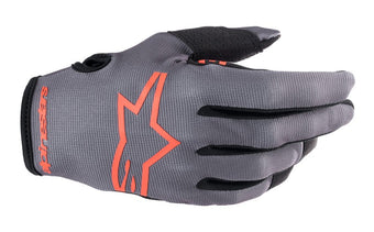compare product Guanti Cross Radar Grigio Rosso Neon Alpinestars