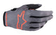 Guanti Cross Radar Grigio Rosso Neon Alpinestars
