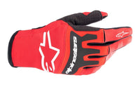 Guanti Cross Techstar Nero/Bianco/Rosso Alpinestars