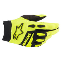 Guanti full bore Giallo Fluo Nero Alpinestars