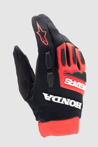 Guanti Honda Full Bore Rosso Nero Alpinestars