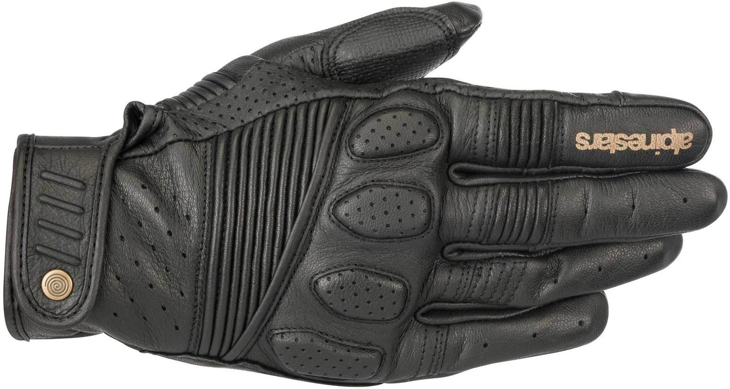 Guanti pelle Crazy Eight Alpinestars nero