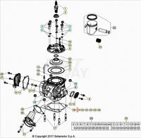 Guarnizione base cilindro 0.4mm Beta RR 125/200 2T 2018-2023