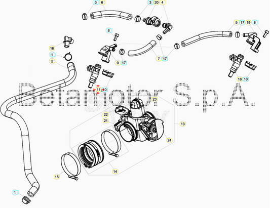 Iniettore Beta RR 4T 350 2015/2023 - RR 4T 390/430/480 2016/2023