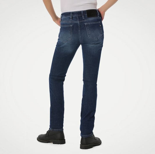 Jeans moto donna New Rider Lady Blue PMJ ProMoJeans