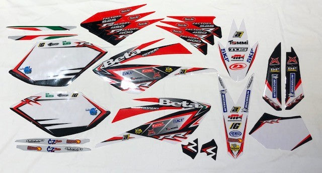 Kit adesivi Beta RR 4T 400-450-525 Racing 2005/2009