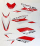 Kit adesivi Beta RR 50 Enduro e Motard 2016/2017 colore bianco